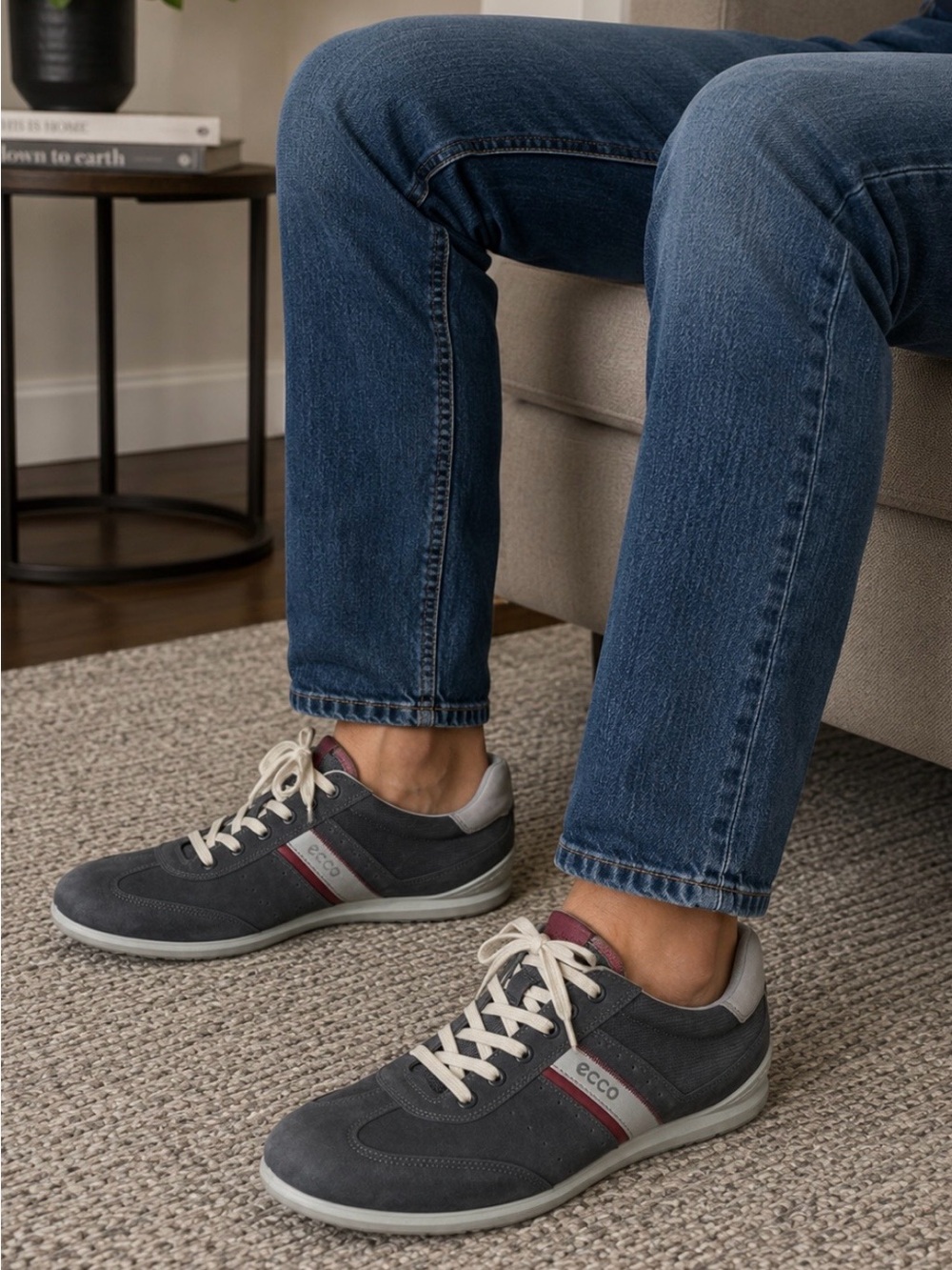 ECCO Mens Chander Retro Sneaker